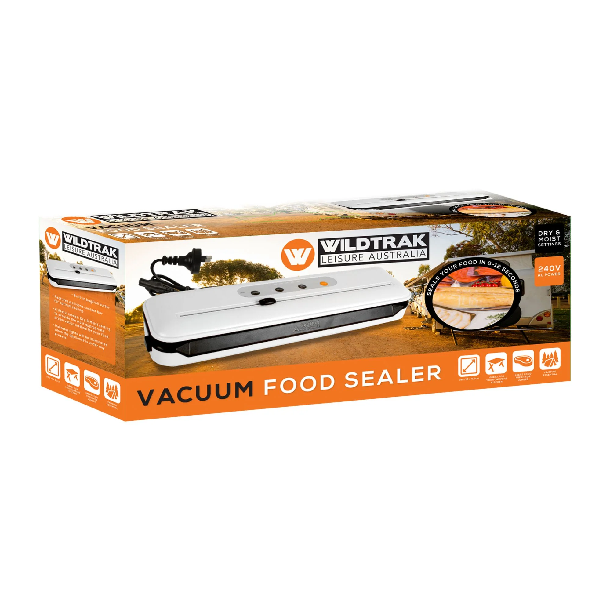 Wildtrak 240V Vacuum Food Sealer with Built-in Bag/Roll Cutter - Image 5
