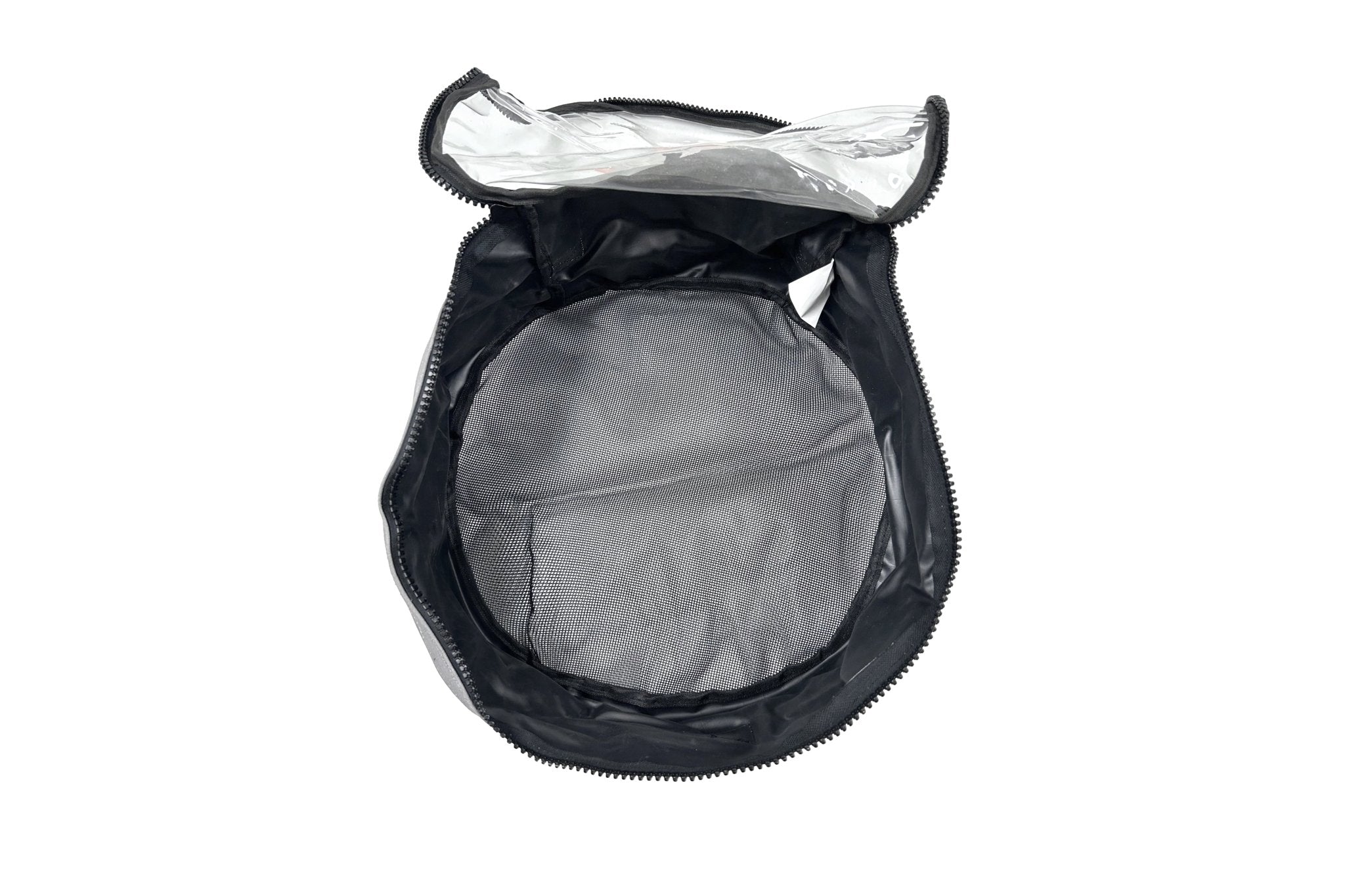 Round Mesh Base Canvas Clear Top Caravan RV Hose Storage Bag with Handles 40x19cm Heavy-Duty 400gsm Ripstop Canvas for 4WD & Camping - Image 5