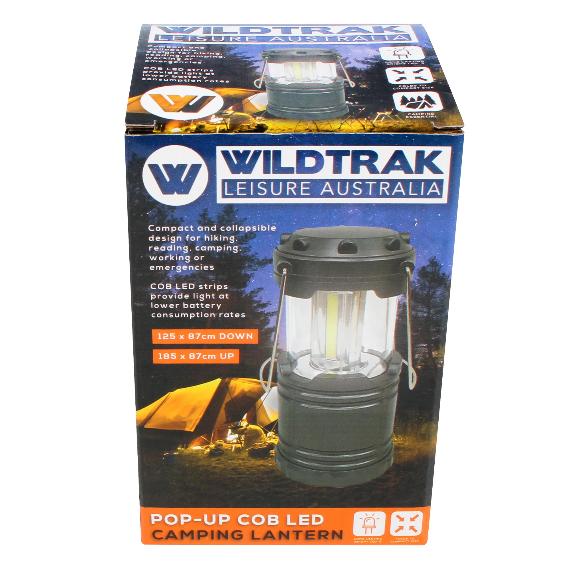 Wildtrak™ Pop Up 500Lumen Compact Lantern Camp Light Includes Batteries - Image 3