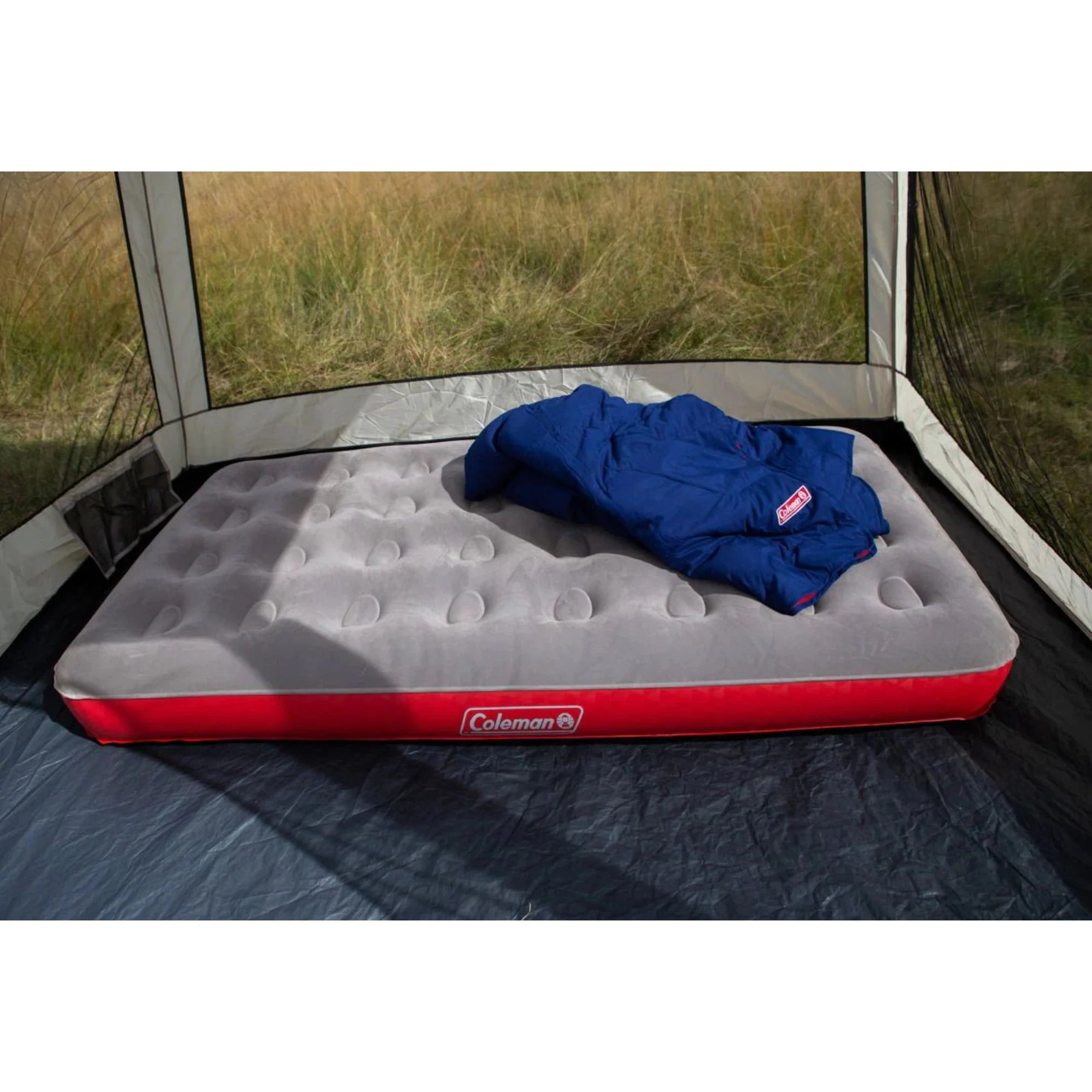 XL Single Quickbed Plus Air Mattress, Heavy Duty PVC , Soft Plush Rayon Flocked Top, Double Lock Valve, 187x 99 x24cm - Image 5