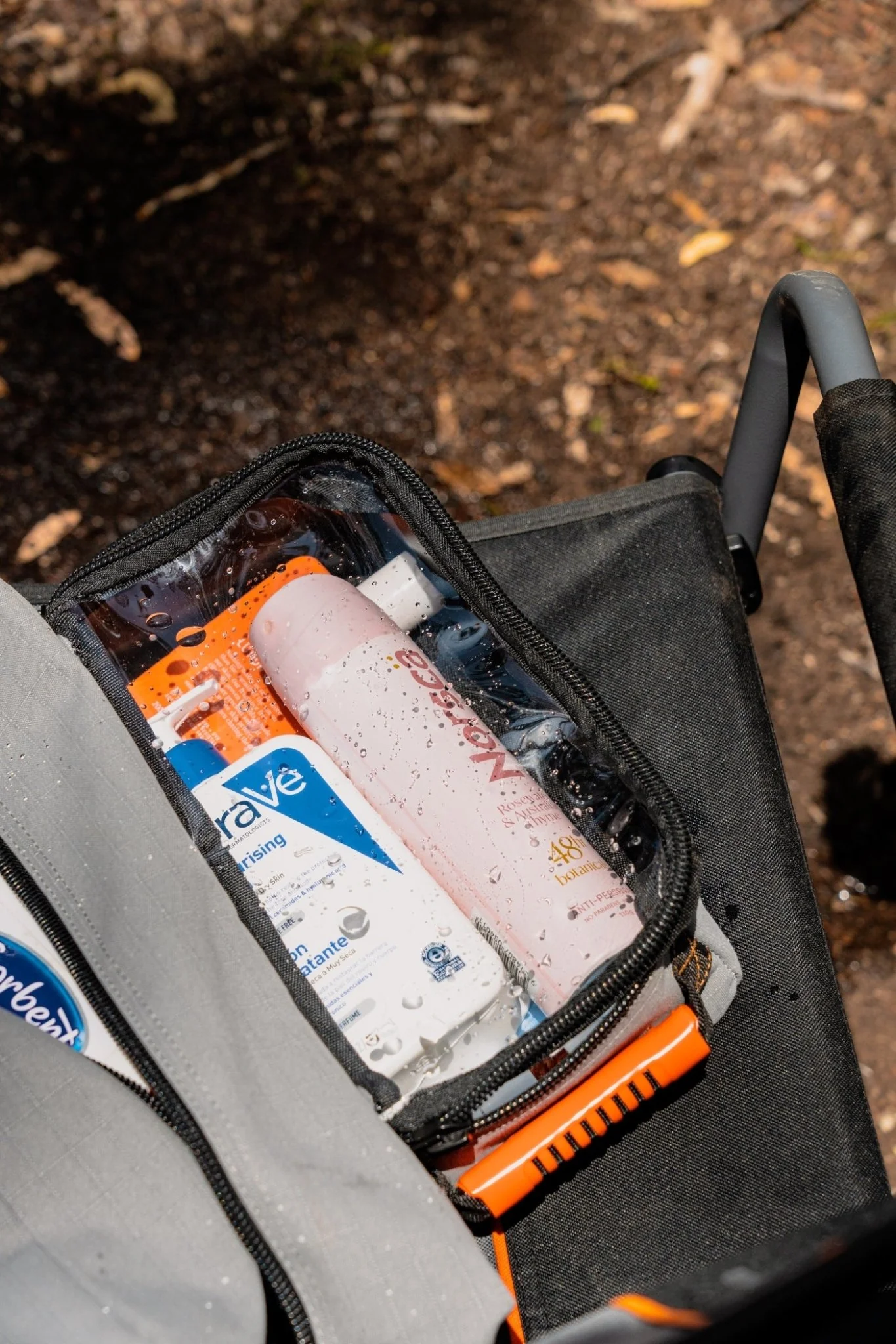 Small Canvas Clear Top Storage Bag with Handles 25x15x10cm Heavy-Duty 400gsm Ripstop Canvas for 4WD & Camping - Image 3